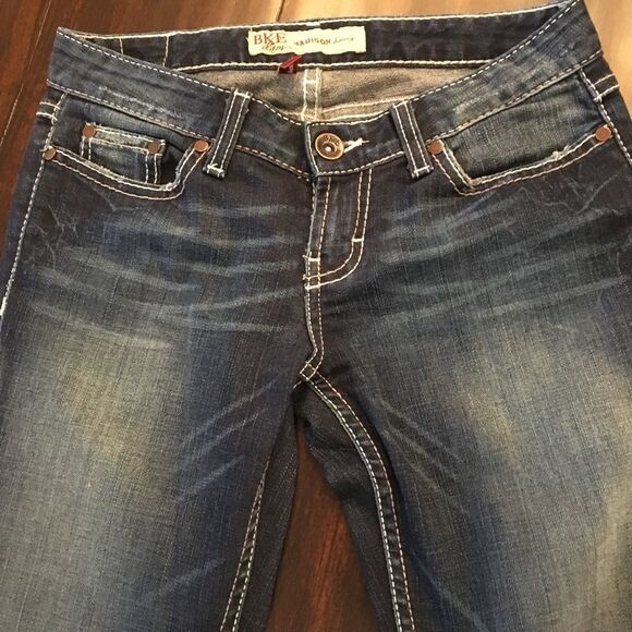 BKE LOW RISE Skinny Rhinestone Womens Denim Jeans - Picture 4 of 7